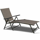 Set of 2 Adjustable Chaise Lounge Chair with 5 Reclining Positions by LJGDeals