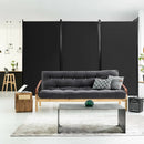 6 Feet 3 Panel Room Divider with Durable Hinges Steel Base by LJGDeals