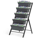 5-Tier Raised Garden Bed with Water Drainage for Flowers Vegetables by LJGDeals