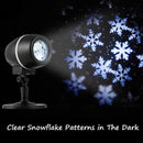Outdoor Waterproof Christmas Snowflake LED Projector Lights with Remote Control by LJGDeals