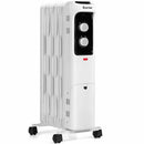 1500W Oil Filled Portable Radiator Space Heater with Adjustable Thermostat by LJGDeals