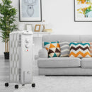1500 W Oil-Filled Heater Portable Radiator Space Heater with Adjustable Thermostat by LJGDeals