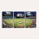 Citi Field Wall Art Print | 3-Panel New York Mets Baseball