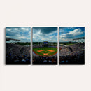 3-Panel Kauffman Stadium Wall Art Print | Large Kansas City