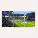 Tottenham Hotspur Stadium Canvas Print, Match Day Triple