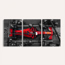Ferrari Pit Stop Canvas Wall Art – Precision and Speed