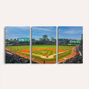 Wrigley Field Chicago Cubs Panoramic Canvas Print –