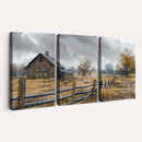 Rustic Autumn Farmhouse Wall Art Canvas Print – Serene