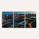 Chicago Bears Soldiers Field Wall Art Canvas Print – Framed