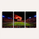 Auburn Stadium Wall Art Canvas Print, College Football Night