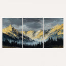 Abstract Mountain Wall Art Canvas Print Modern Landscape Painting Print