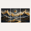 Abstract Mountain Wall Art Canvas Print Modern Landscape Painting Print