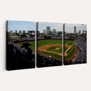 Chicago Cubs Baseball Team Print - Wrigley Field Stadium