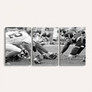 American Football Player Wall Art Canvas Print