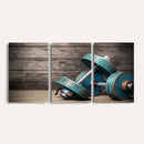Dambell and Sport Wall Art Canvas Print