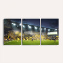 Columbus Crew Stadium Match Triple Canvas Wall Art - Dynamic