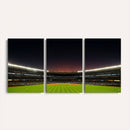 Yankee Stadium Night Game Triple Canvas, Yankee Stadium
