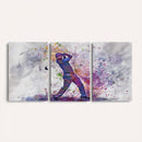 Watercolor Golf Swing Wall Art Canvas Print | Vibrant