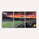Eugene Autzen Stadium Canvas Wall Art Print – Sunset Over