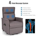 Power Lift Massage Recliner Chair for Elderly with Heavy Padded Cushion by LJGDeals