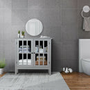 Glass Door Sideboard Console Storage Buffet Cabinet by LJGDeals
