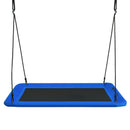 60 Inches Platform Tree Swing Outdoor with  2 Hanging Straps-Blue
