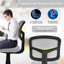 Armless Computer Chair with Height Adjustment and Breathable Mesh for Home Office by LJGDeals
