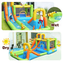 8 in 1 Inflatable Water Slide Park Bounce House Without Blower by LJGDeals