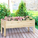 Raised Garden Bed Elevated Planter Box Wood for Vegetable Flower Herb by LJGDeals