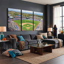 Citi Field Wall Art Print | 3-Panel New York Mets Baseball