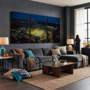 Michigan Wolverines Football Team Print - Michigan Stadium