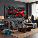 Ferrari Pit Stop Canvas Wall Art – Precision and Speed