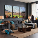 Cleveland Browns Stadium Wall Art Canvas Print – Framed NFL