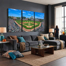 Wrigley Field Baseball Stadium Canvas Wall Art – Packed