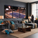 Boise State Broncos Albertsons Stadium Wall Art Canvas Print