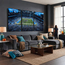 Detroit Lions Stadium Wall Art Canvas Print, Football Field