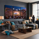 Oklahoma Memorial Stadium Wall Art Canvas Print – Oklahoma