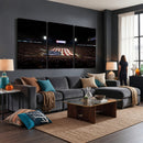Oklahoma Memorial Stadium Wall Art Canvas Print – Oklahoma