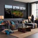 Chicago Cubs Baseball Team Print - Wrigley Field Stadium