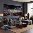 Washington-Grizzly Stadium Canvas Print, American Football