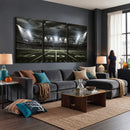American Football Stadium Wall Art Canvas Print, Stadium