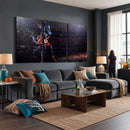 American Football Wall Art Canvas Print, Stadium Sport Wall