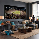 Washington-Grizzly Stadium Canvas Wall Art – Exciting Game