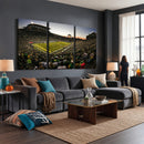 Oregon Stadium Canvas Wall Art - Captivating Game Day Scene