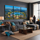 Los Angeles Dodgers Wall Art Canvas, Dodger Stadium Wall Art