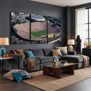Michigan Wolverines Football Team Print - Ann Arbor Michigan