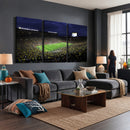 Michigan Wolverines Football Canvas Wall Decor, Football
