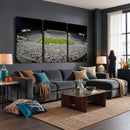 Beaver Stadium Night Game Triple Canvas Wall Art - Penn