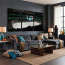 American Airlines Center Dallas Stars Wall Art Canvas Print