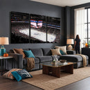 Rogers Place Edmonton Oilers Ice Hockey Stadium Wall Art,